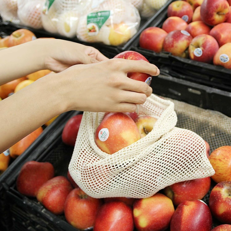 Sacchetti per la conservazione di frutta e verdura per la spesa